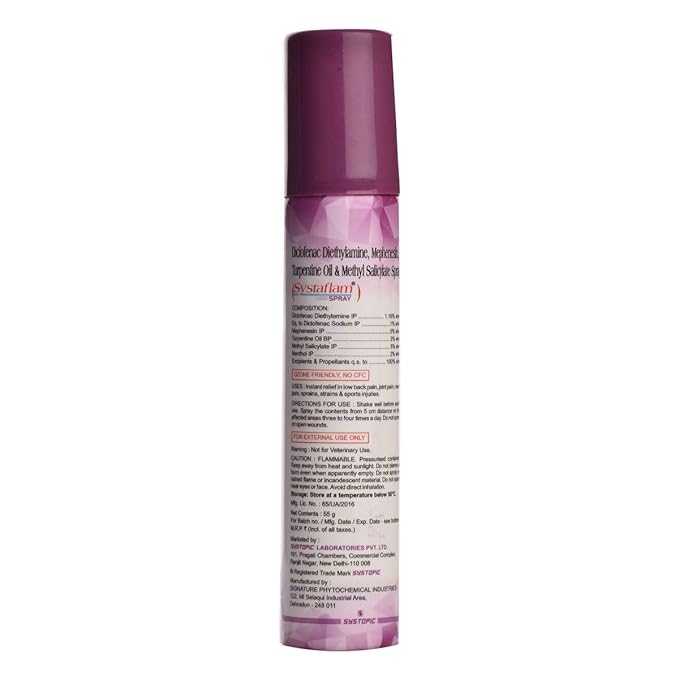 Systaflam Spray 55gm Spray