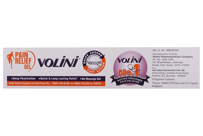 Volini Pain Relief Gel - 15g