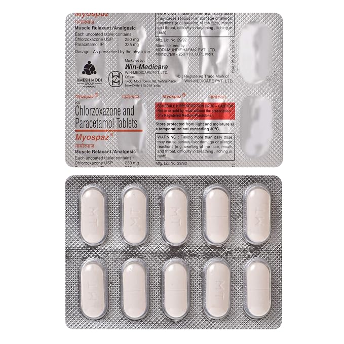 Myospaz - Strip of 10 Tablets