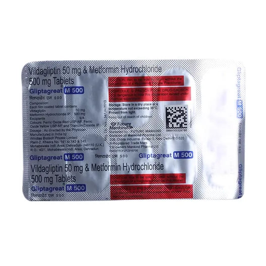 GLIPTAGREAT M 500MG