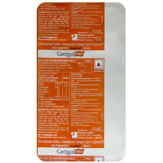 CARTIGEN PRO TABLETS