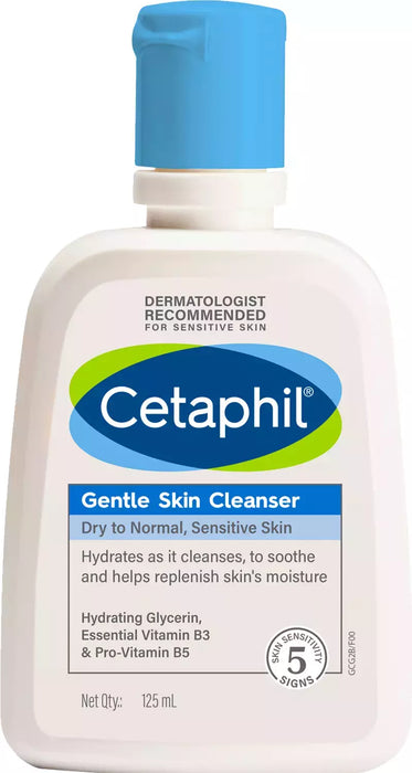 Cetaphil Gentle Skin Cleanser Dry To Normal Sensitive Skin 125 Ml