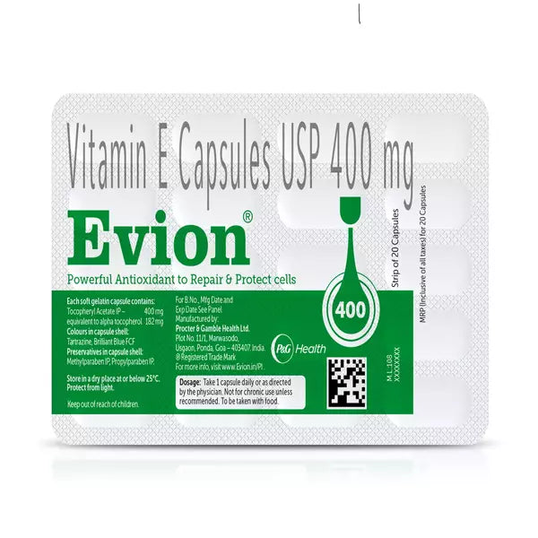 Evion 400mg Strip Of 20 Capsules