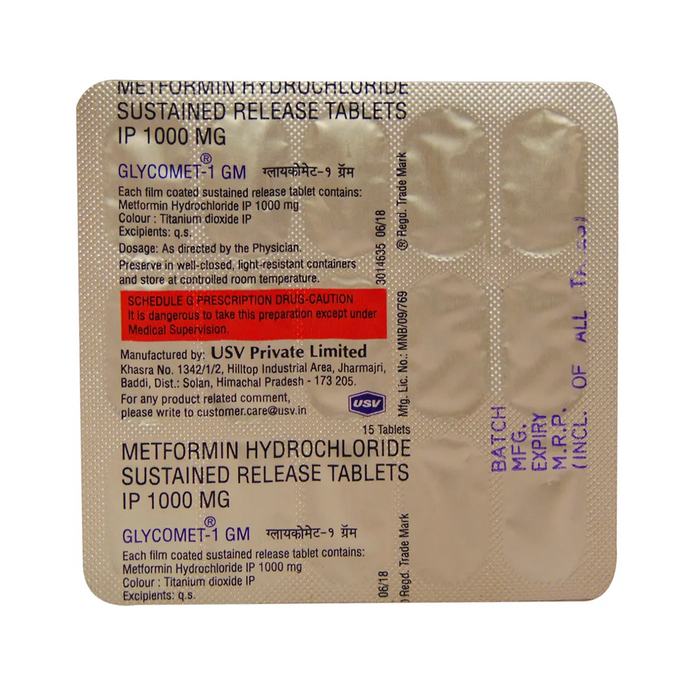 GLYCOMET 1GM
