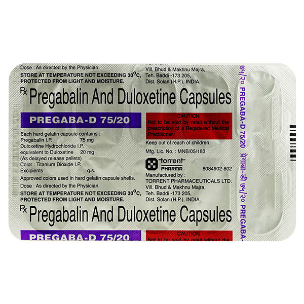 PREGABA D 75MG