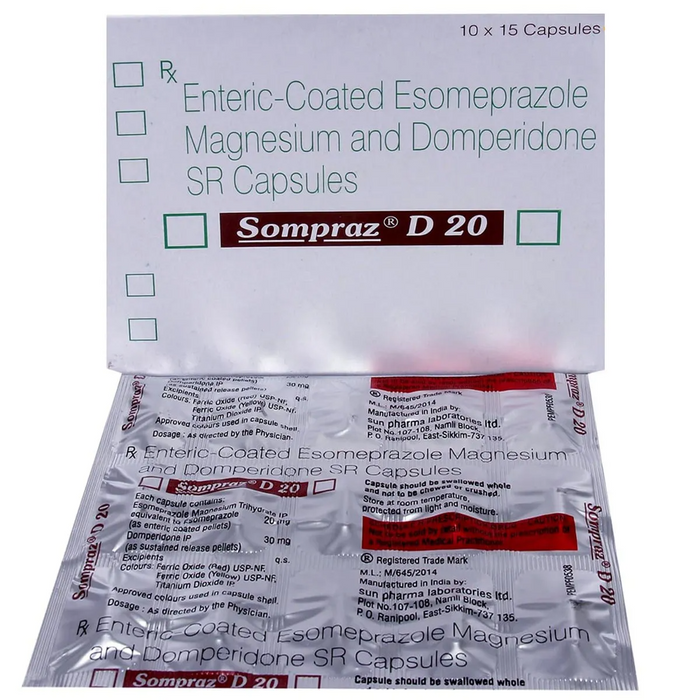 SOMPRAZ D 20MG