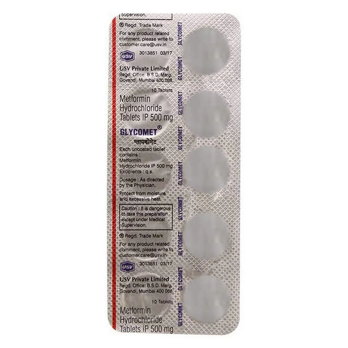 GLYCOMET 500 mg